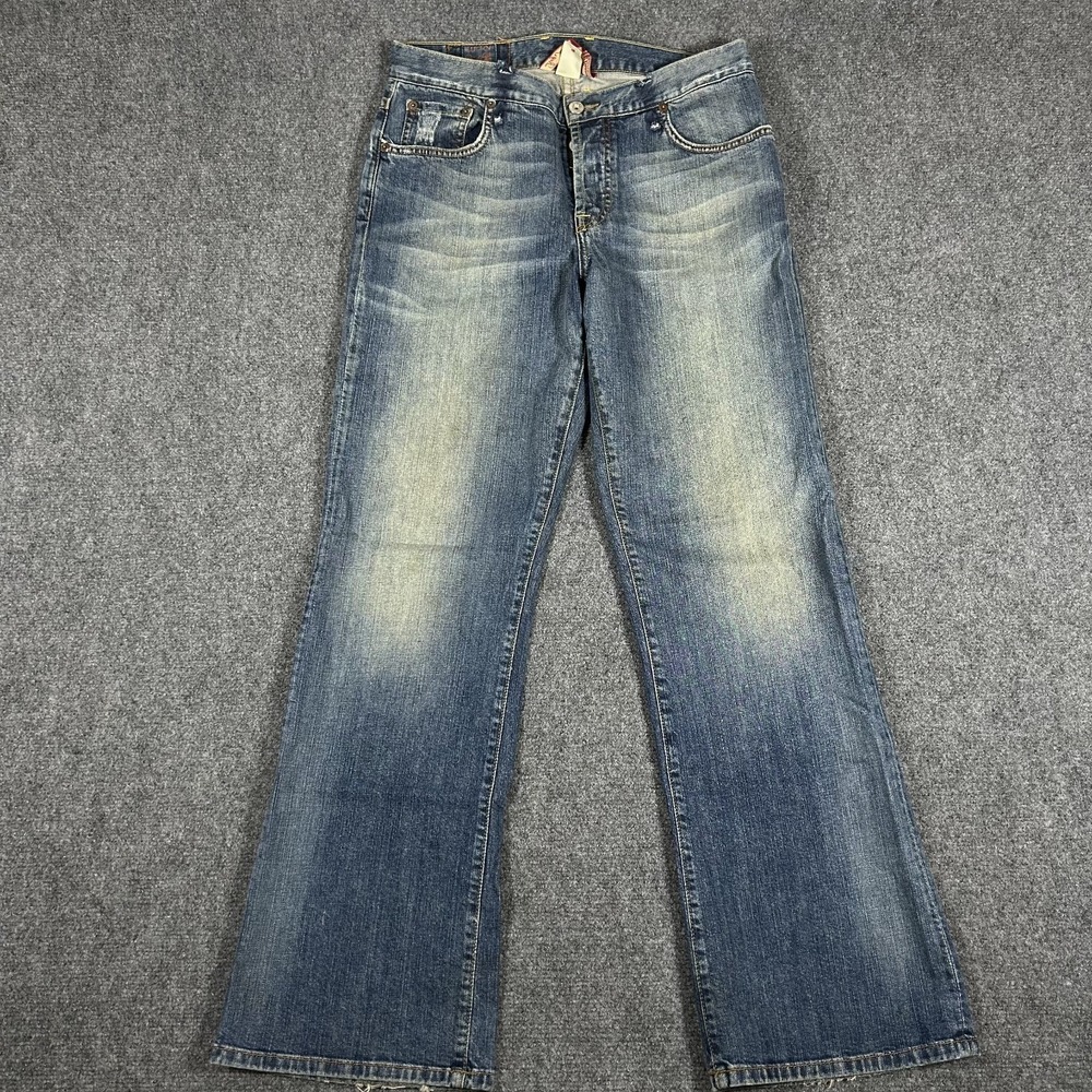 Vintage 90's Lucky Brand Bootcut Jeans Women's 10/30 Blue Denim USA #2559 - Picture 3 of 11